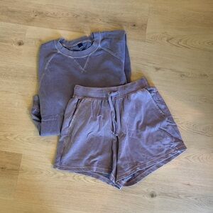 {old navy} matching blue set